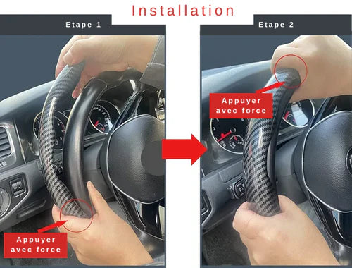 Couvre-volant universel de voiture