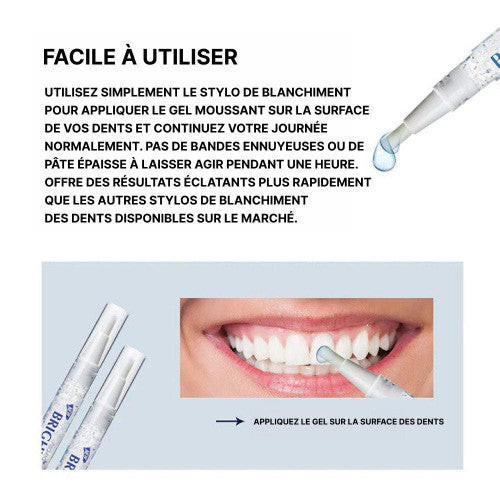 STYLO DE BLANCHIMENT DES DENTS